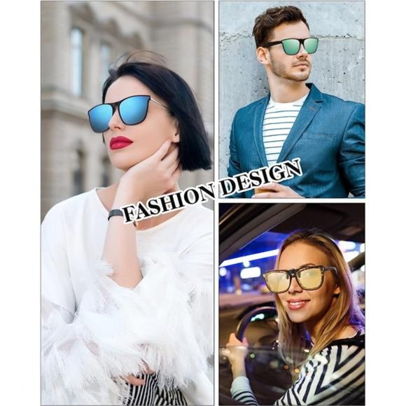 3 Pair Polarized Clip-on Sunglasses Large Anti-glare TR90 Frame Lightweigh - Picture 4 of 6